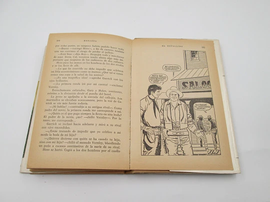 Bonanza, el estallido. Libro juvenil ilustrado. Héroes Selección. Editorial Bruguera, 1969