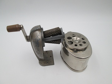 boston ks draftsman pencil sharpener hunt company metal iron