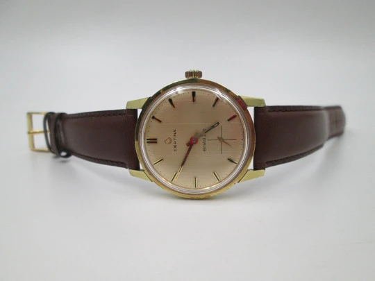 Certina Bristol 230. Gold plated and stainless steel. Manual winding. Swiss. 1960's