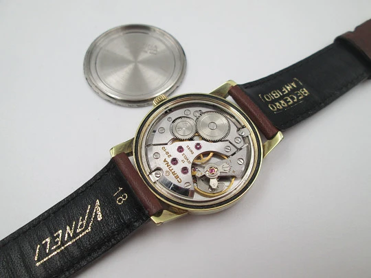 Certina Bristol 230. Gold plated and stainless steel. Manual winding. Swiss. 1960's