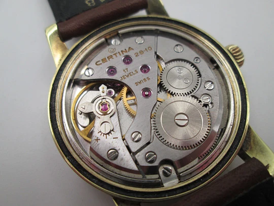 Certina Bristol 230. Gold plated and stainless steel. Manual winding. Swiss. 1960's