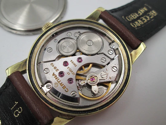 Certina Bristol 230. Gold plated and stainless steel. Manual winding. Swiss. 1960's