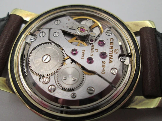 Certina Bristol 230. Gold plated and stainless steel. Manual winding. Swiss. 1960's