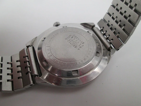 Citizen Crystal Seven. Stainless steel. Automatic. Date & day. Bracelet. Japan. 1969