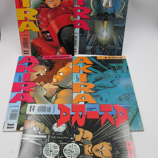 Collection Five Books Akira Ediciones B Dragon Comics 1990s | El 