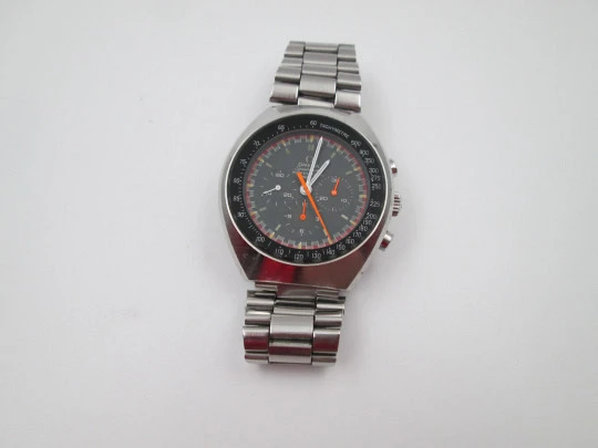 Cronógrafo manual Omega Speedmaster Professional Mark II. Acero. Dial racing. 1960