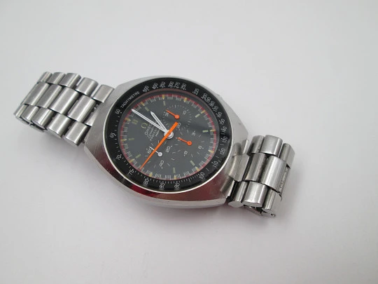 Cronógrafo manual Omega Speedmaster Professional Mark II. Acero. Dial racing. 1960