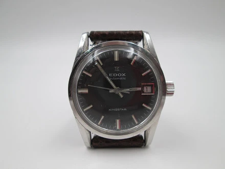 Edox Kingstar Automatic Steel Calendar 1970 | El Coleccionista Ecléctico