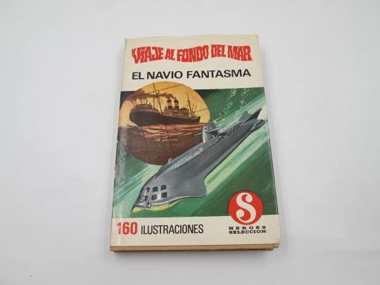 El navío fantasma. Libro juvenil ilustrado. Héroes Selección. Editorial Bruguera, 1968