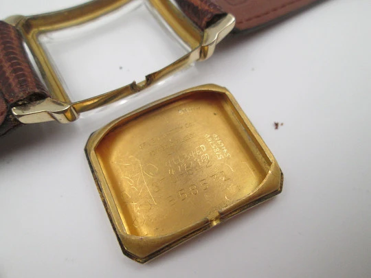 Gruen Curvex Precision art deco. 10k gold filled. Manual wind. Small seconds hand. 1940's