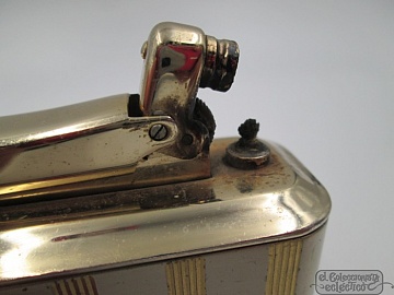 ibelo monopol table lighter gold plated 1950s west germany