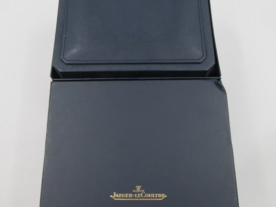Jaeger-LeCoultre Master Control Ultra Thin 1000 hours. Manual wind. Steel. Black dial