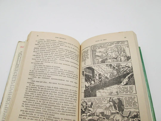 Juana de Arco. Aldo Brunetti. Libro ilustrado. Colección Historias. Bruguera, 1958