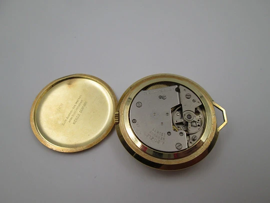 Kienzle Markant pendant watch. Gold plated metal. Manual wind. Germany. 1960's