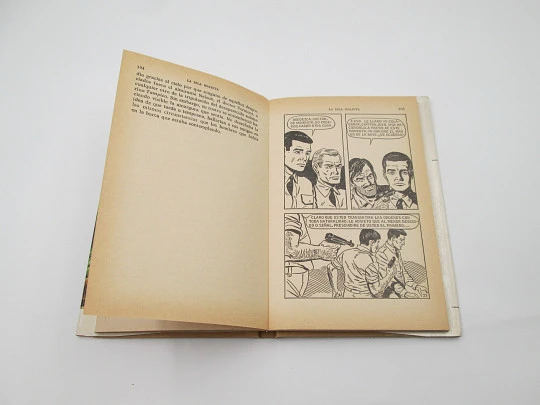 La isla maldita libro juvenil ilustrado. Héroes Selección. Editorial Bruguera, 1972