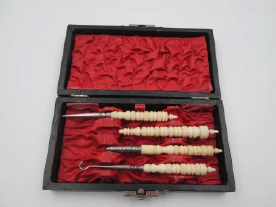 Victorian Button Hook Tool, Vintage Shoe Hook Tool, Filigree, 1900s, Antique  Tool -  UK