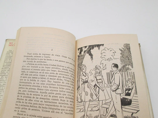 Mi adorable secretaria. Eva Bernard. Libro ilustrado. Colección Dalia. Bruguera, 1961