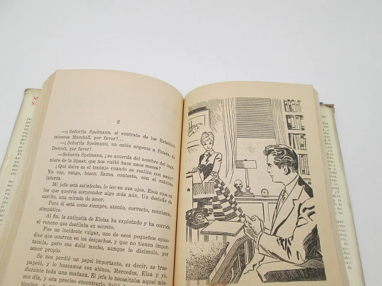 My adorable secretary. Eva Bernard. Illustrated book. Dalia Collection. Bruguera, 1961