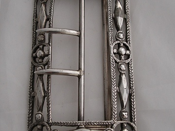 Openwork buckle, Belt / shoes, Silver, End of the 19th century