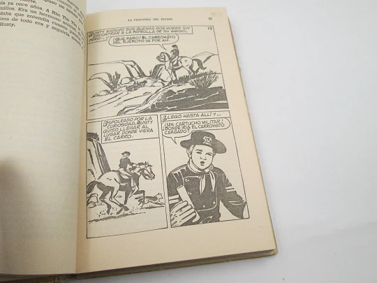 Rin-Tin-Tin, the state border. Illustrated youth book. Bruguera publisher. Hardcover, 1963