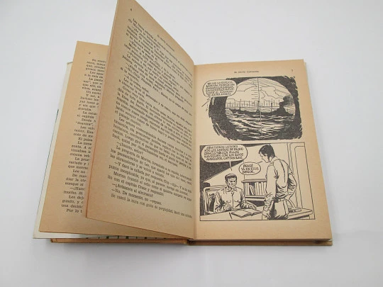 The ghost ship. Illustrated youth book. Heroes selection. Bruguera. Hardcover, 1968