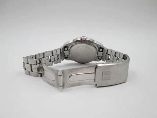 Tissot PR50. Acero inoxidable. Brazalete. Automático. Calendario. Dial gris. 2000