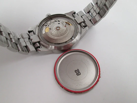 Tissot PR50. Stainless steel. Bracelet. Automatic. Grey dial. Calendar. Swiss. 2000's