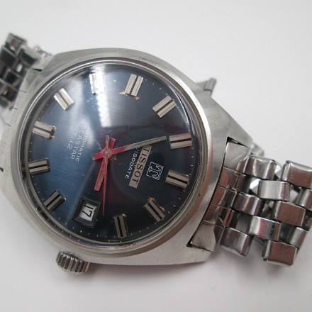 Tissot Visodate Seastar T12 Acero Automatico Dial Azul Fecha El Coleccionista Eclectico