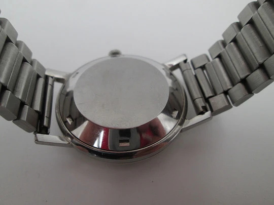 Zenith Stellina 2600. Stainless steel. Automatic. Calendar. Bracelet. 1960's