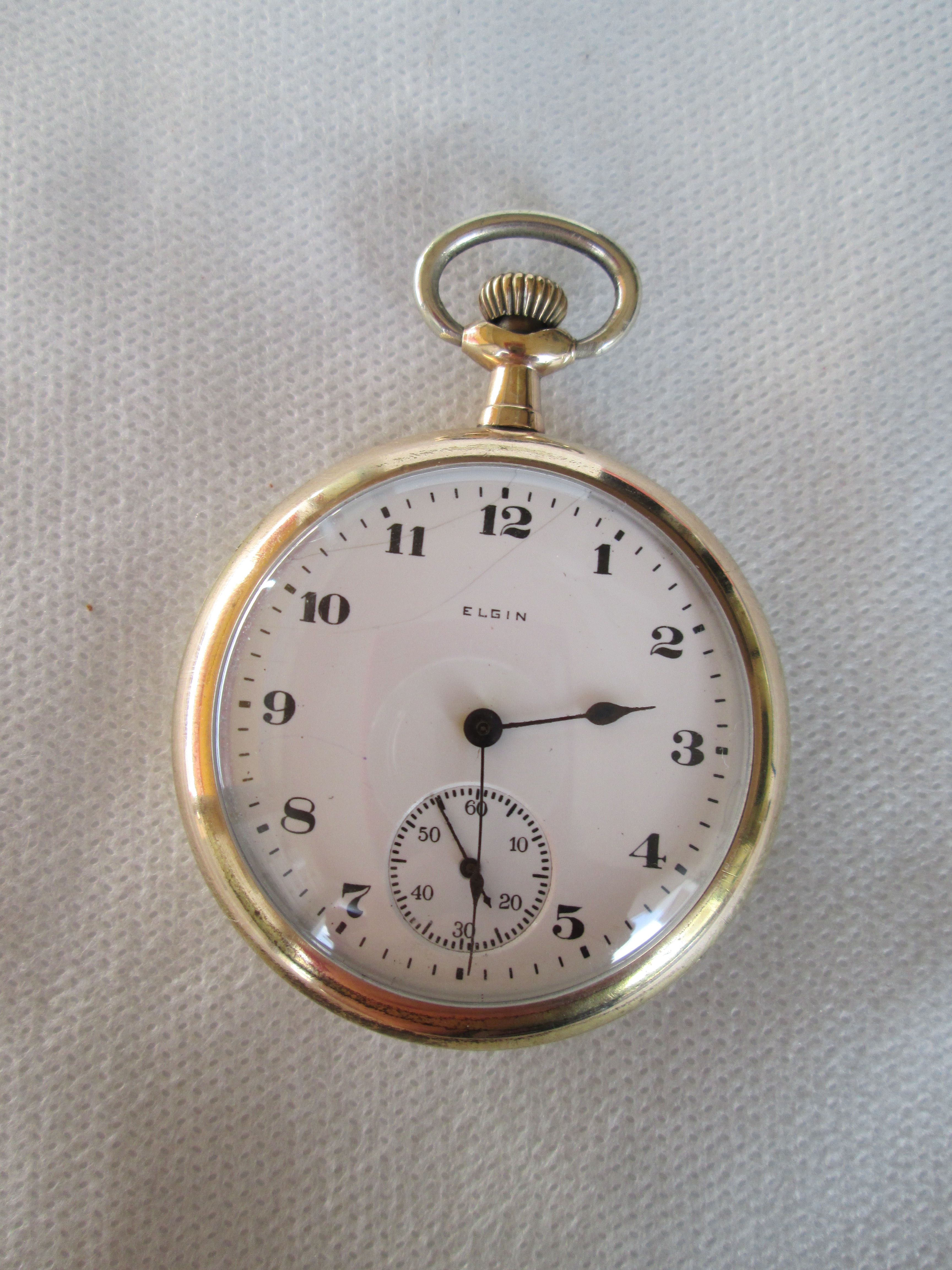espiral Buscar a tientas Periodo perioperatorio reloj de bolsillo elgin chapado oro remontoir segundero 1930