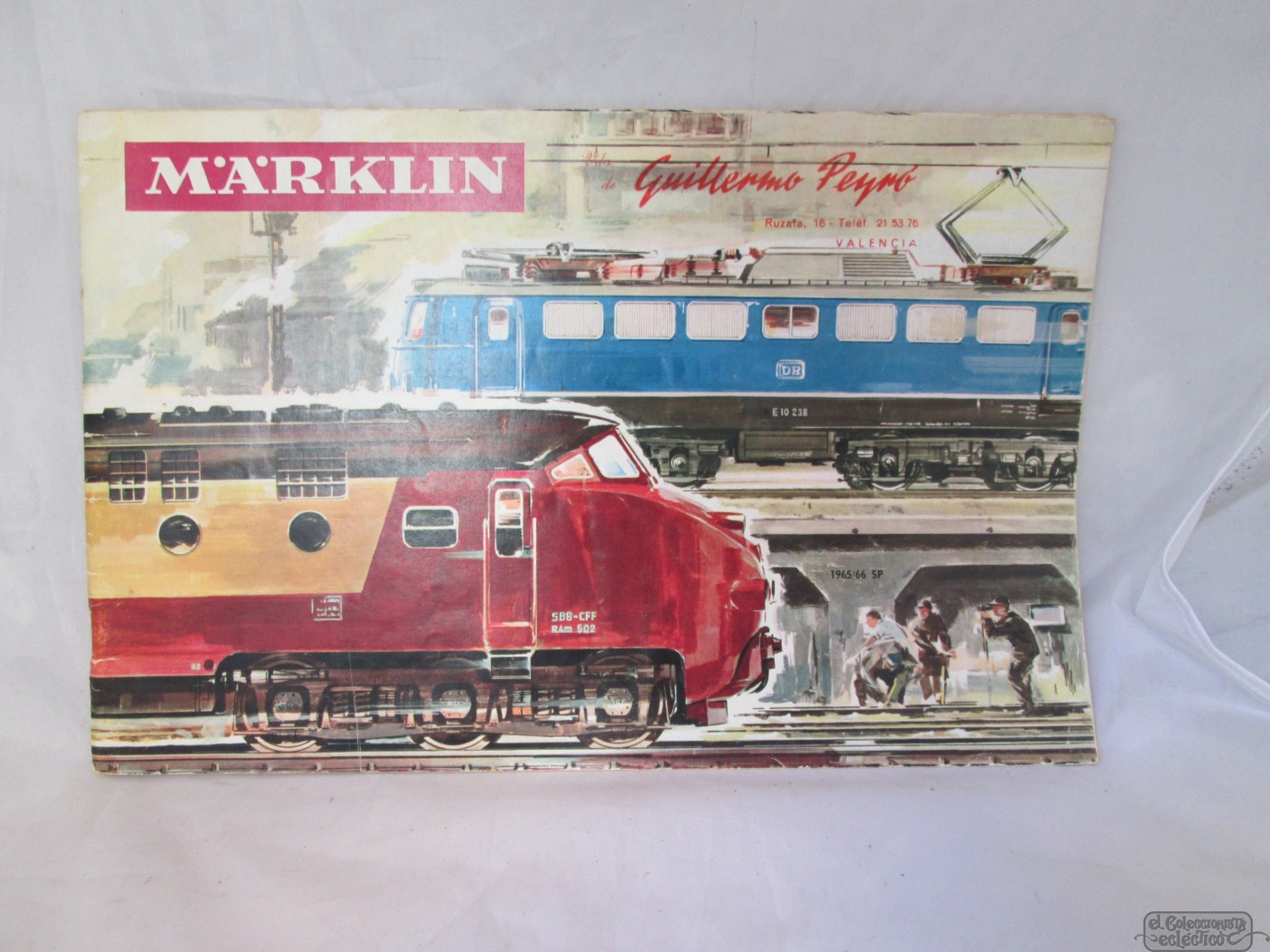 knijpen verkouden worden Parasiet Catalogue of Märklin trains, 1965, Germany, Color, 64 pages, Spanish texts