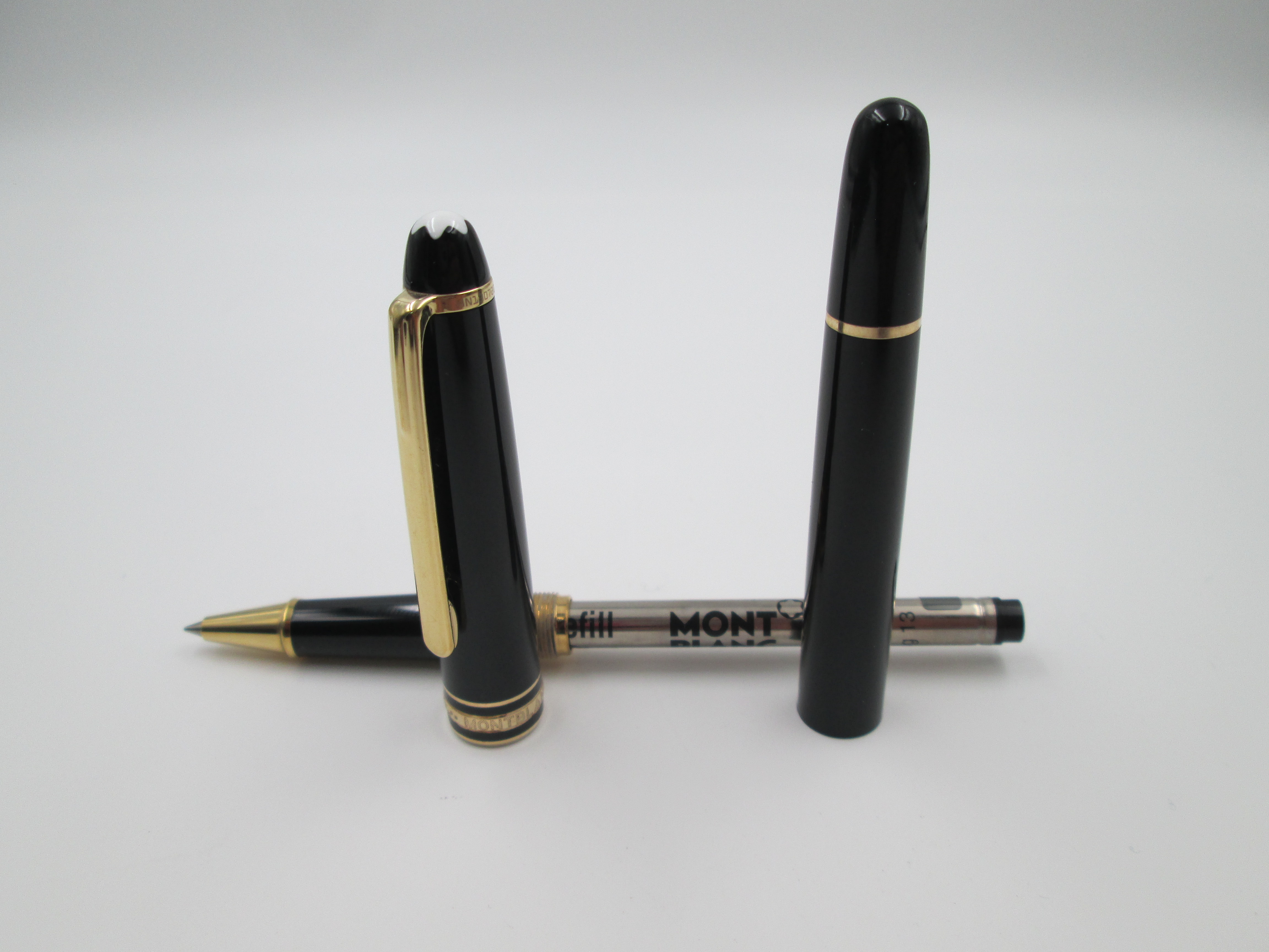 meisterstuck 144 rollerball resin gold plated
