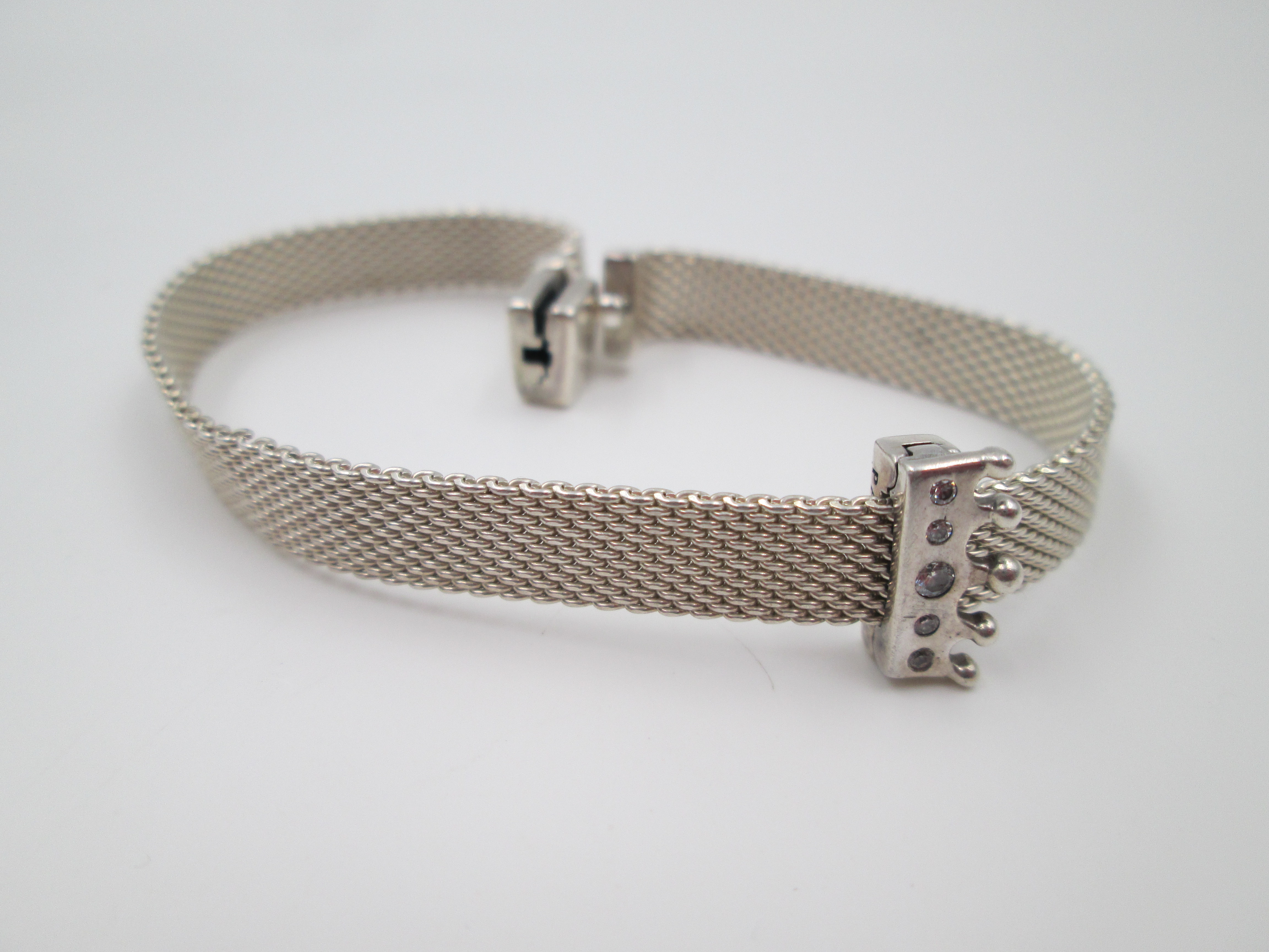 Pandora Reflexions™ Mesh Bracelet, Sterling silver